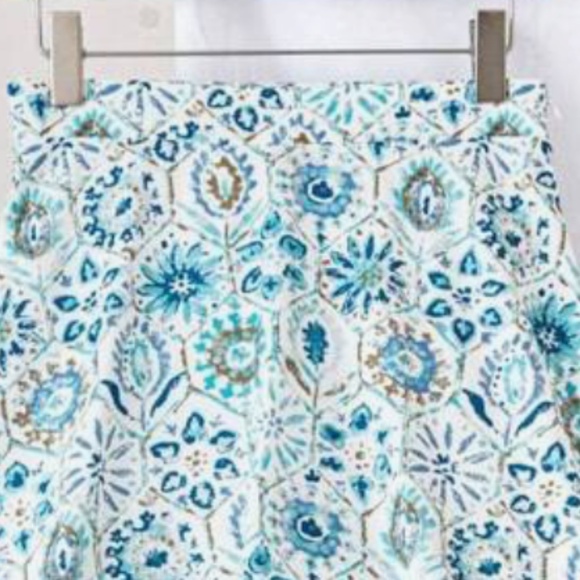 Boho Floral Print Stretchy Waist Ruffle Hem Maxi Skirt - Picture 6 of 8